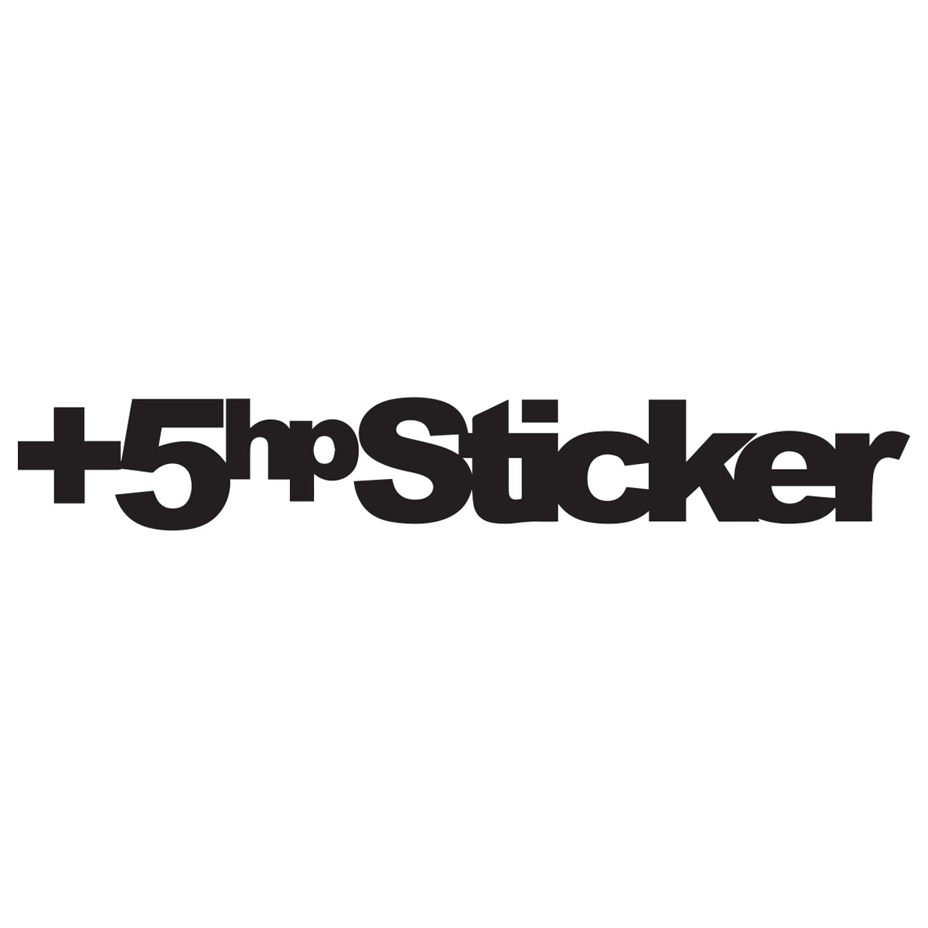 5 Hp Sticker