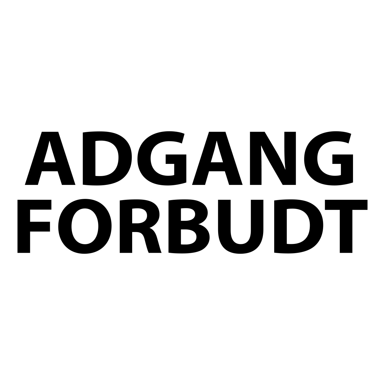 Adgang Forbudt