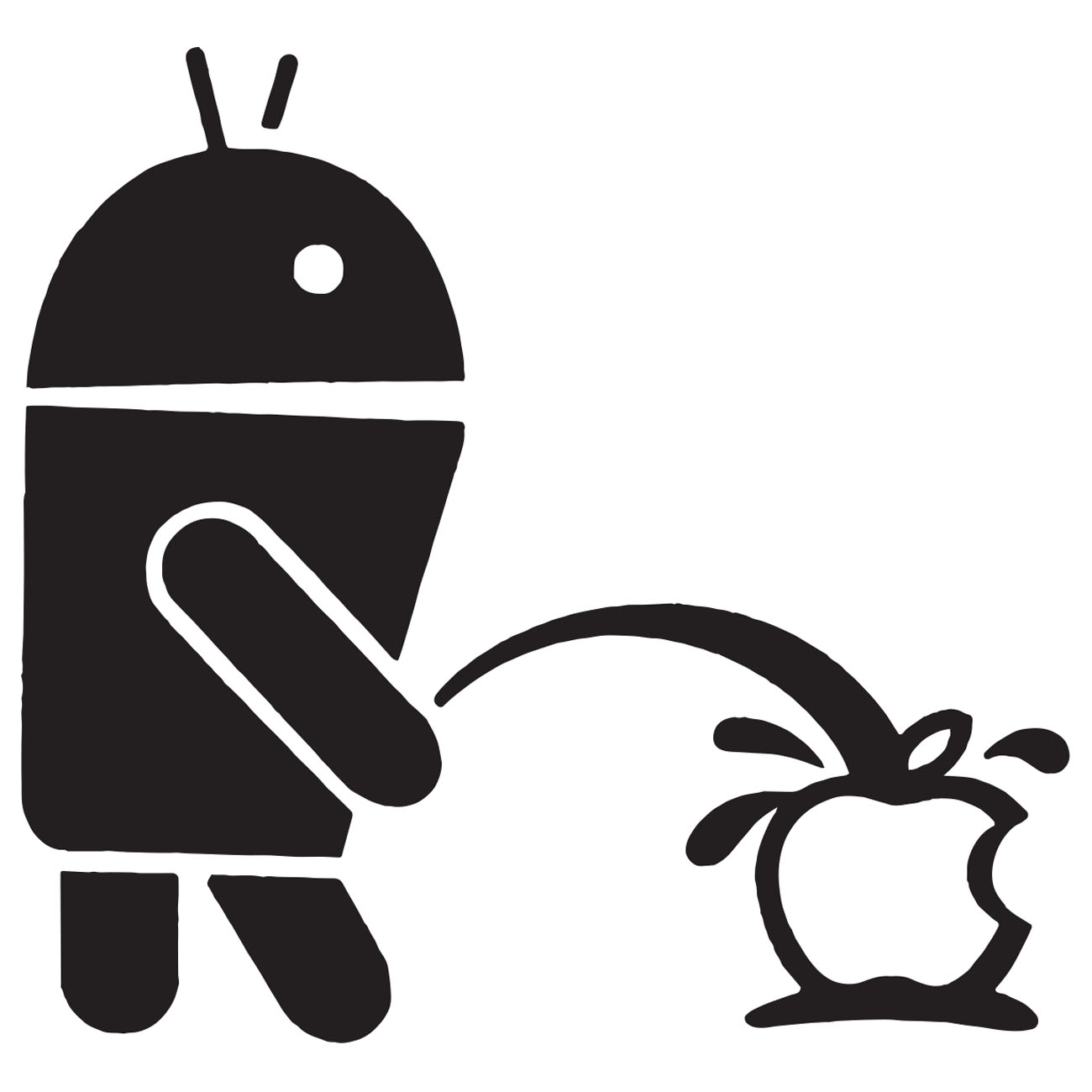 Android Pisses On Apple