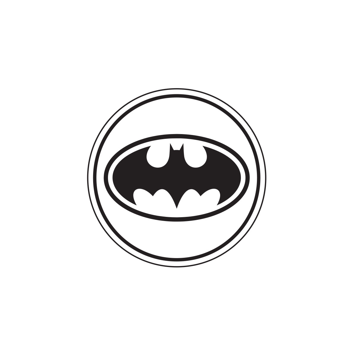 Batman – Centerkapsel Folie