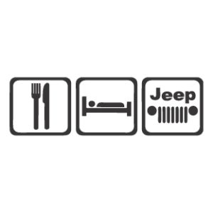 Eat sleep jeep