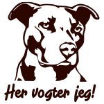 Her Vogter Jeg Pitbull