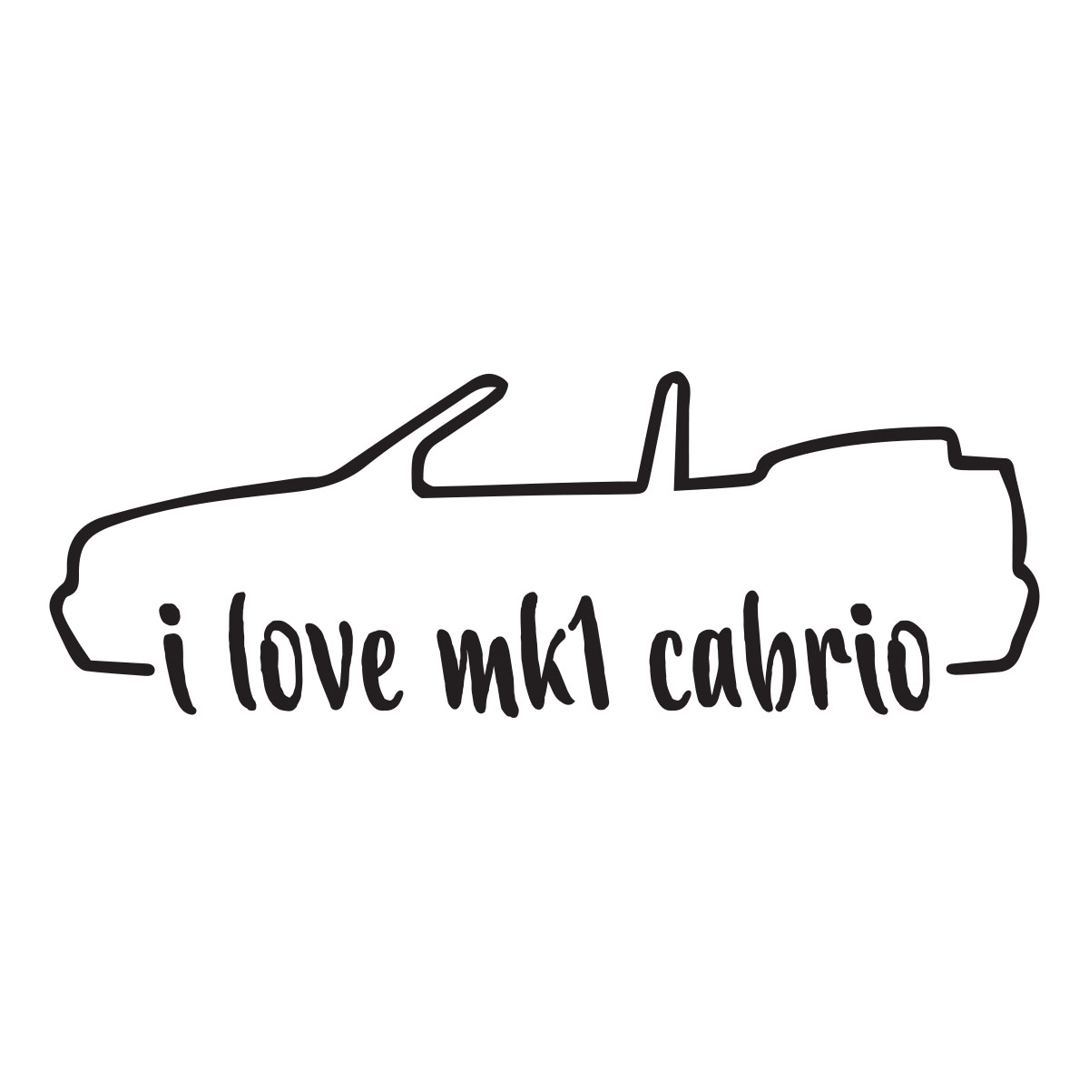 I Love Mk1 Cabrio
