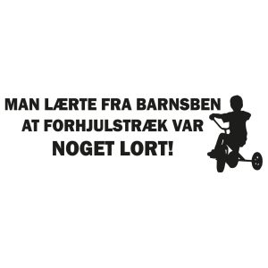 Man lærte fra barnsben 1