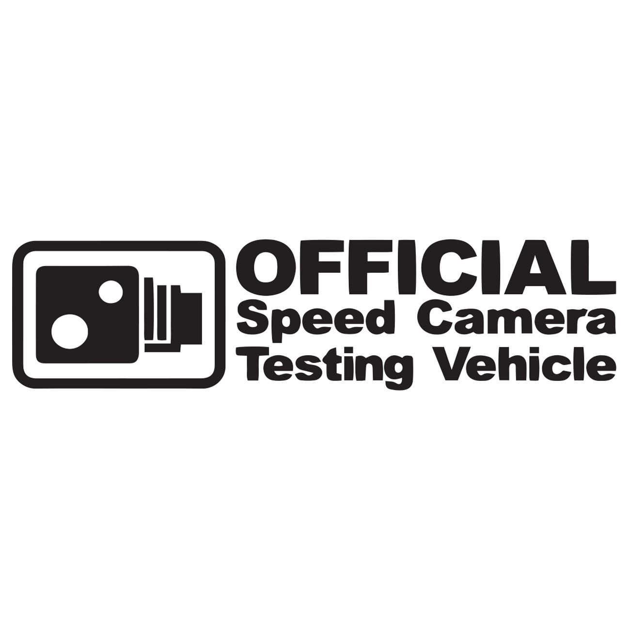 Official Speed Camera Testing Vehicle