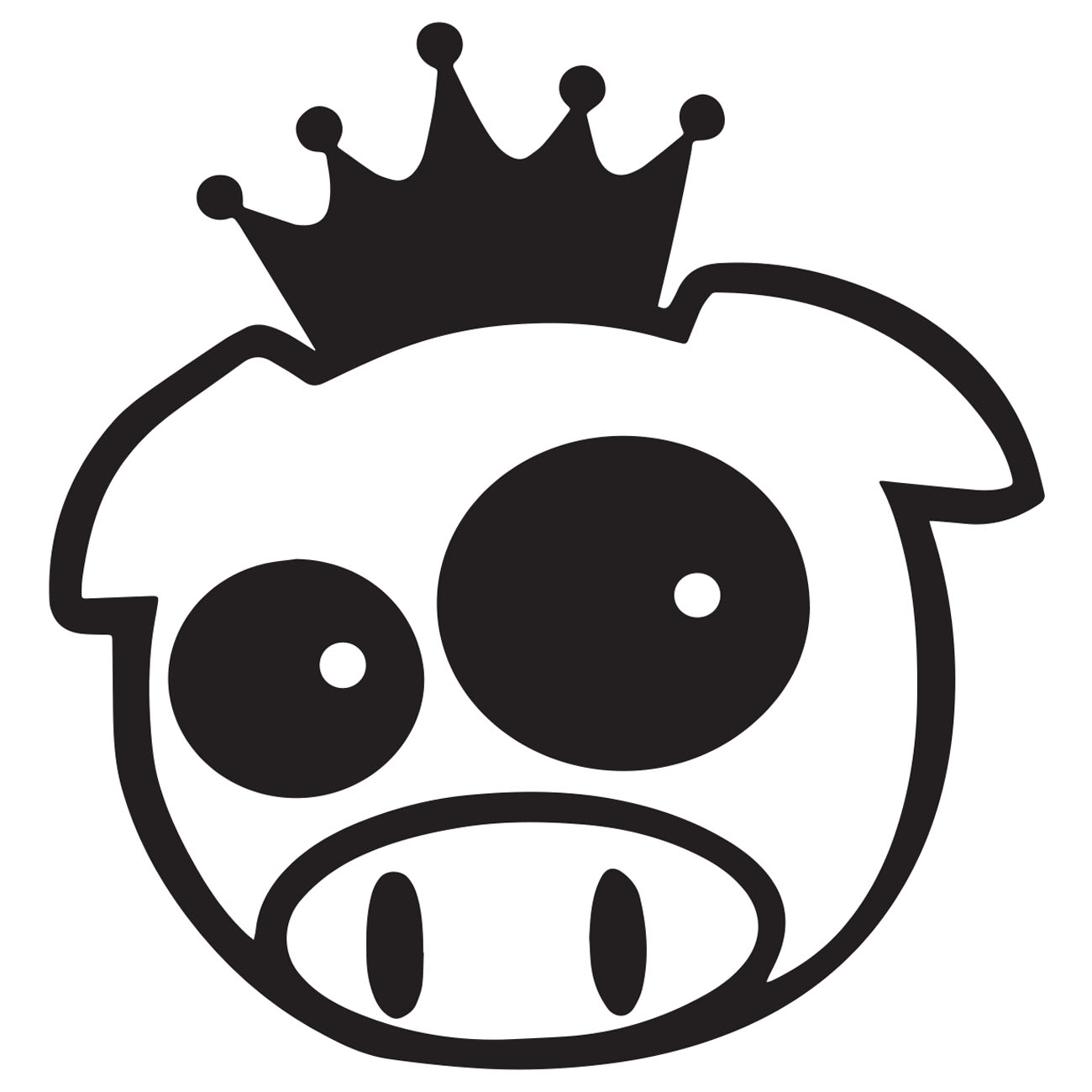Pig With Crown 2