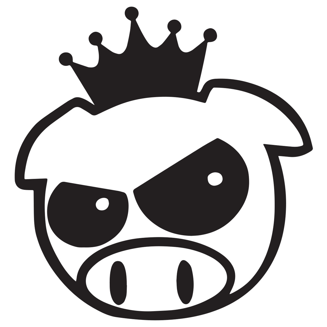 Pig With Crown 1