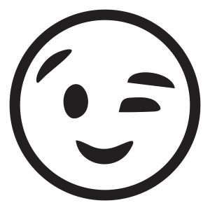 smiley wink