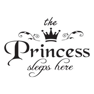 the princess sleeps here