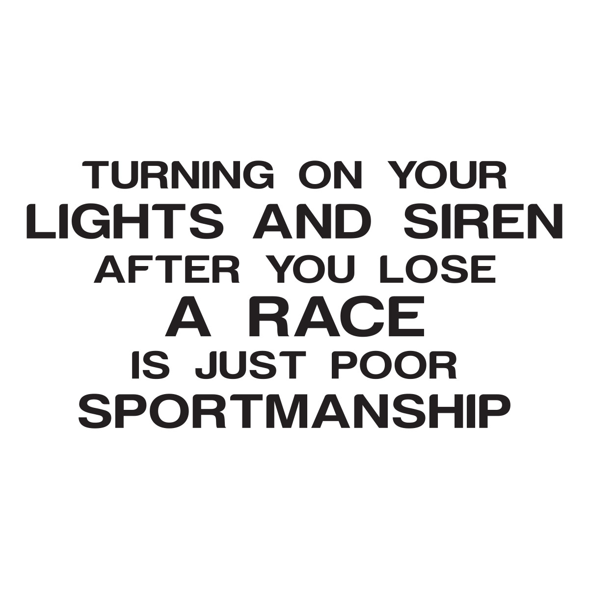 Turning On Your Lights And Siren
