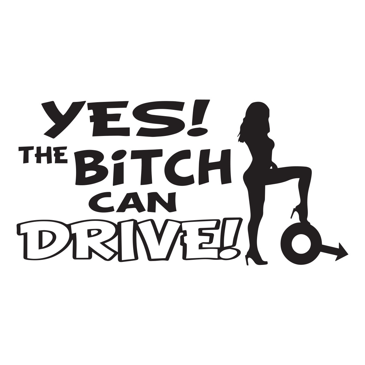 Yes The Bitch Can Drive