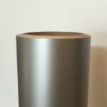 090 Sølvmetal – Mat – 63Cm Bredde
