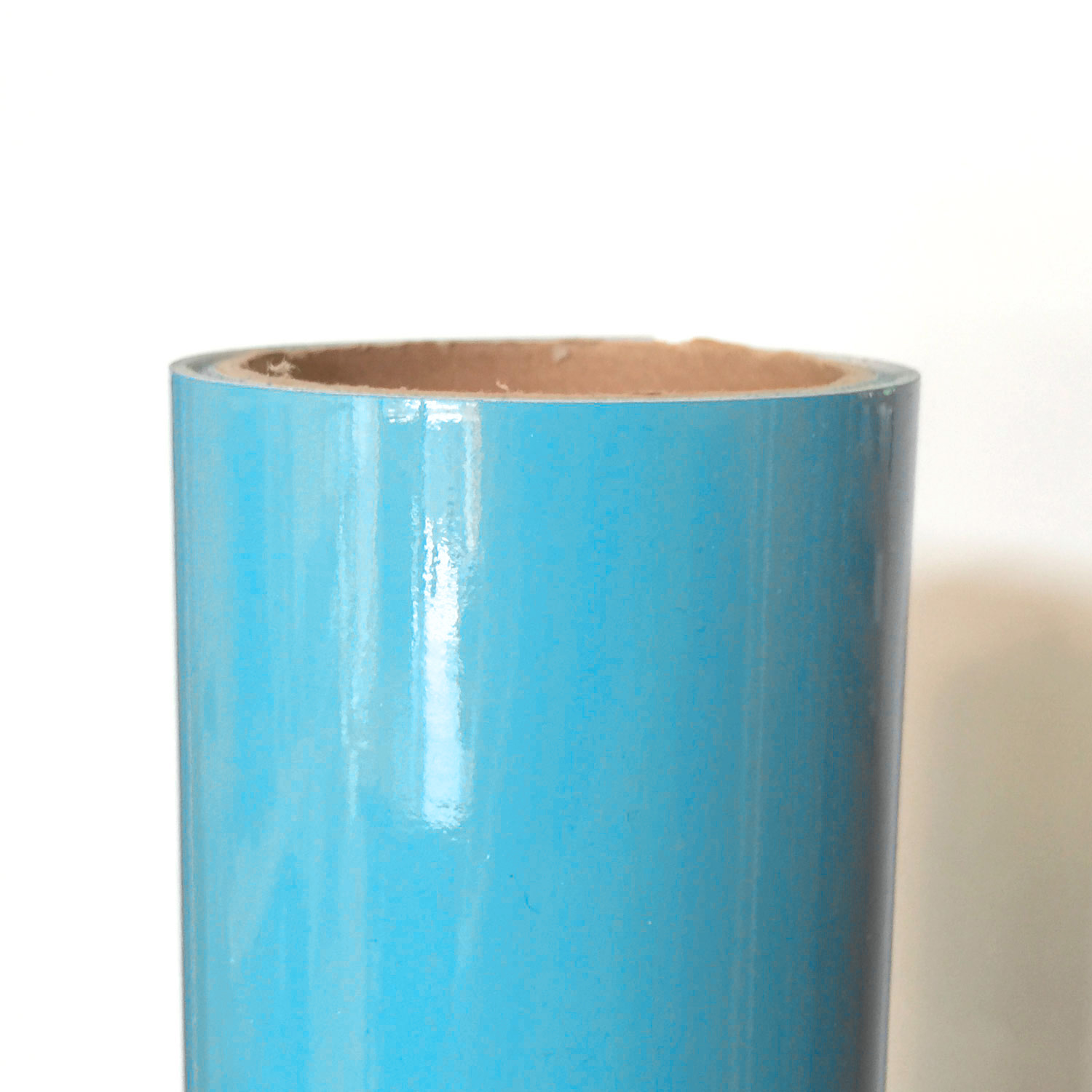 056 Isblå – Blank – 63Cm Bredde