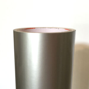 090 Sølvmetal - Blank - 63cm Bredde