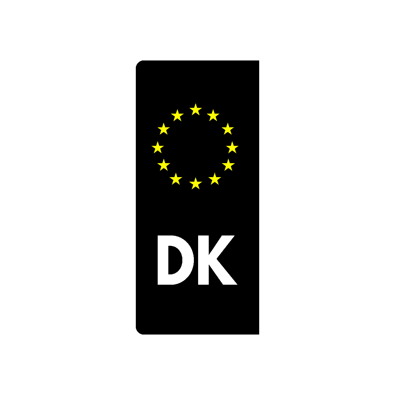 Sort Dk Mærke